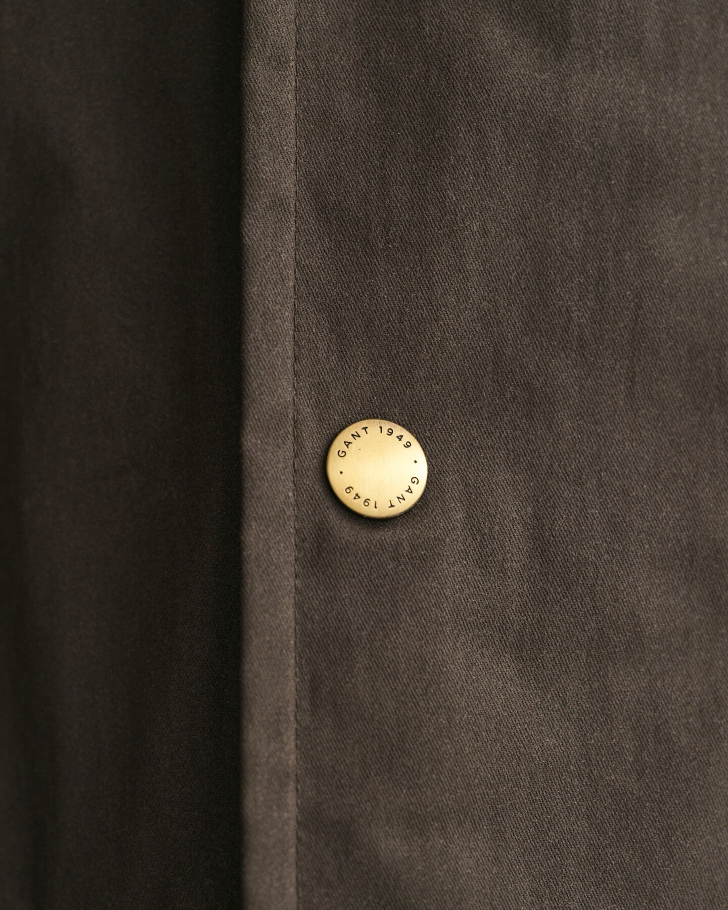 Blusão em algodão com acabamento encerado