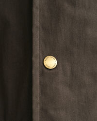 Blusão em algodão com acabamento encerado