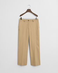 Calças de fato em algodão