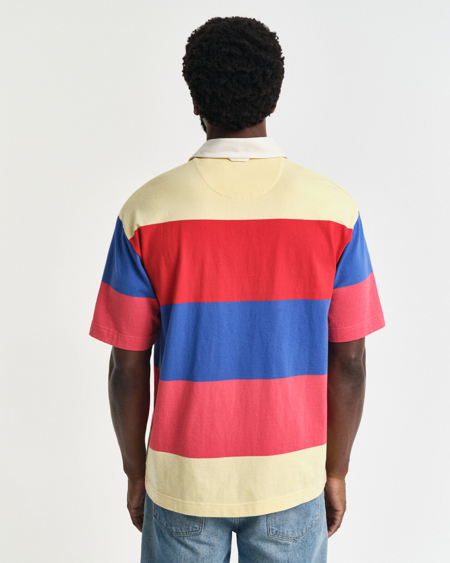 Heavy Rugger de manga curta às riscas