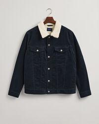 Casaco Trucker de bombazina