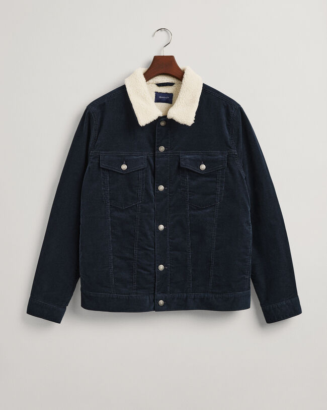 Casaco Trucker de bombazina