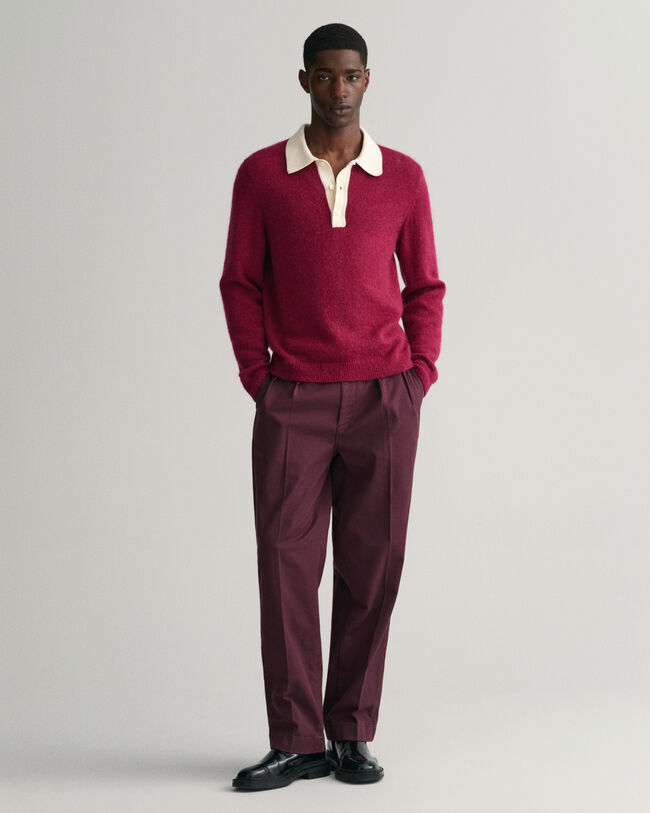 Rugger em algodão e mohair