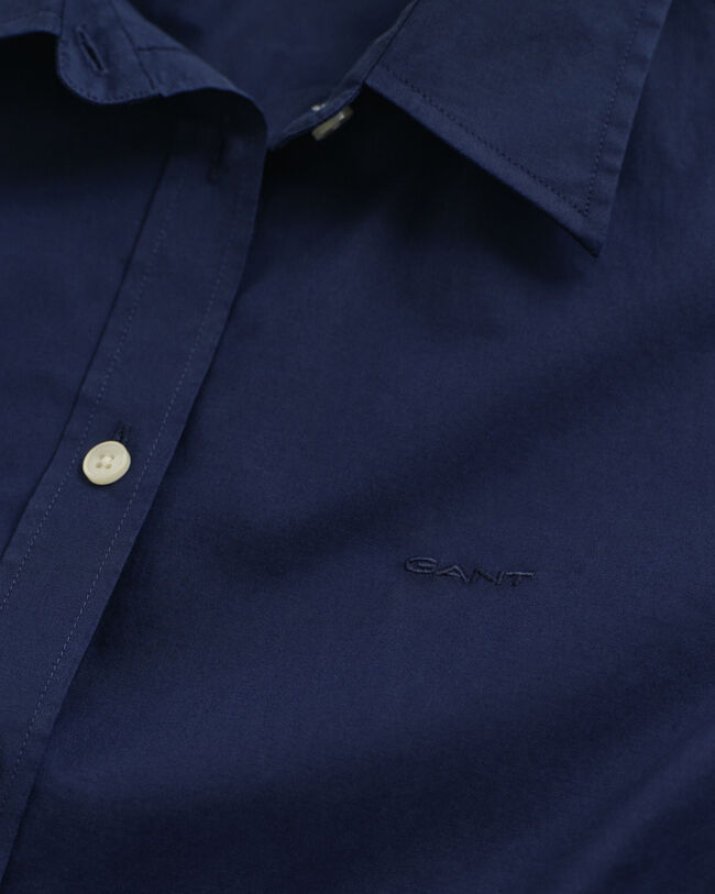 Camisa em popelina slim fit