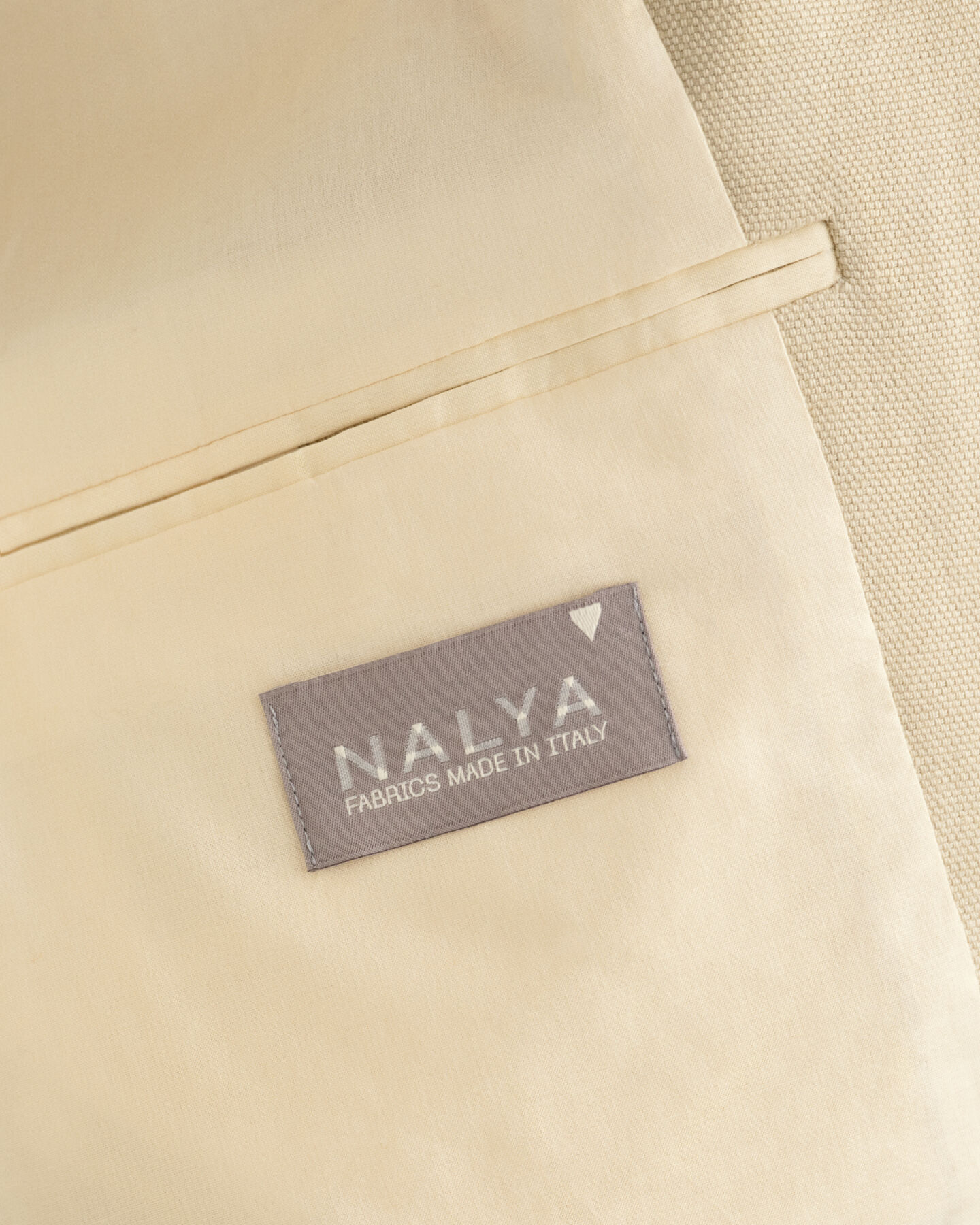 Casaco de fato em linho e algodão relaxed fit