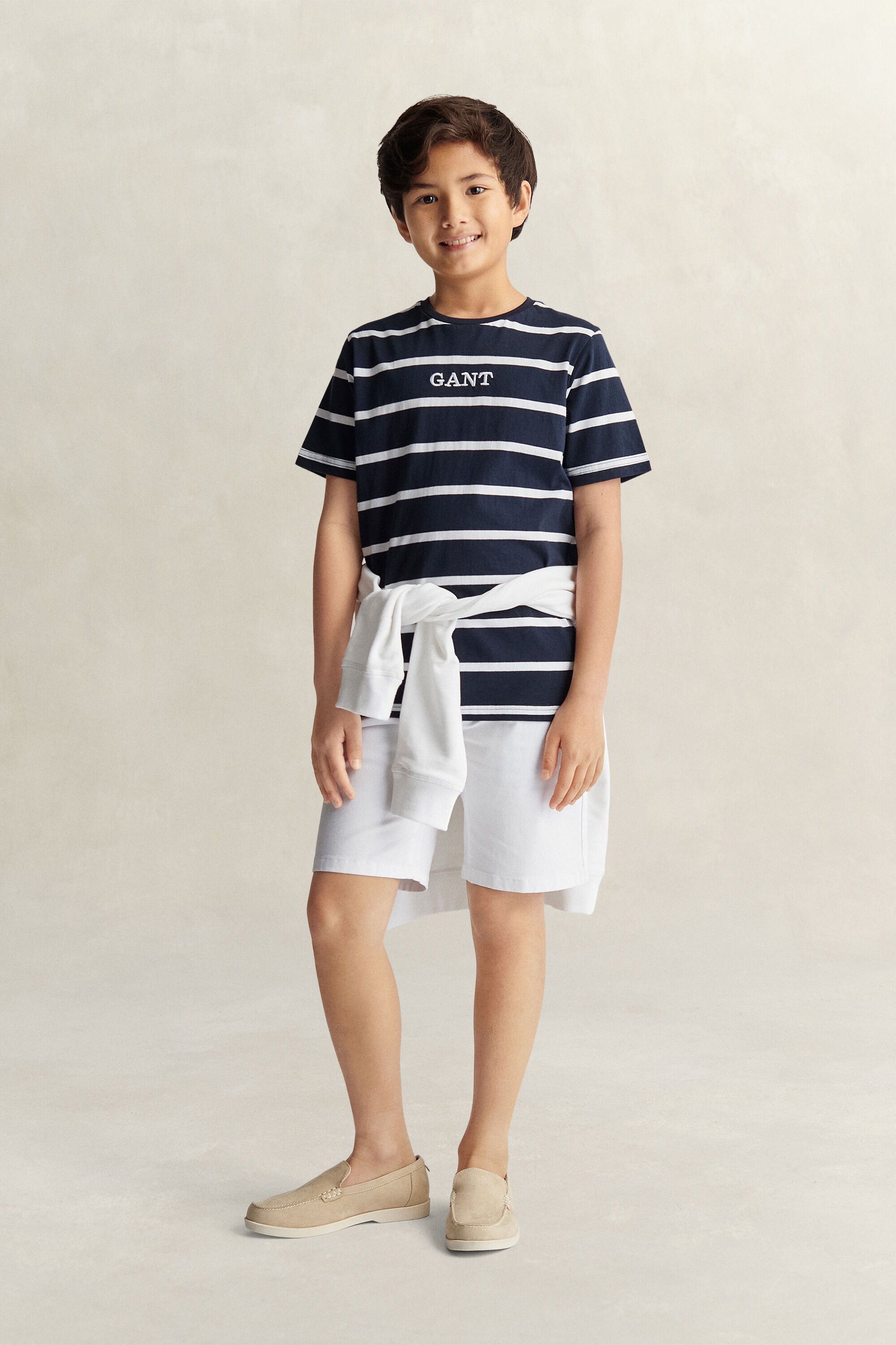 T-shirt às riscas Teen Boys