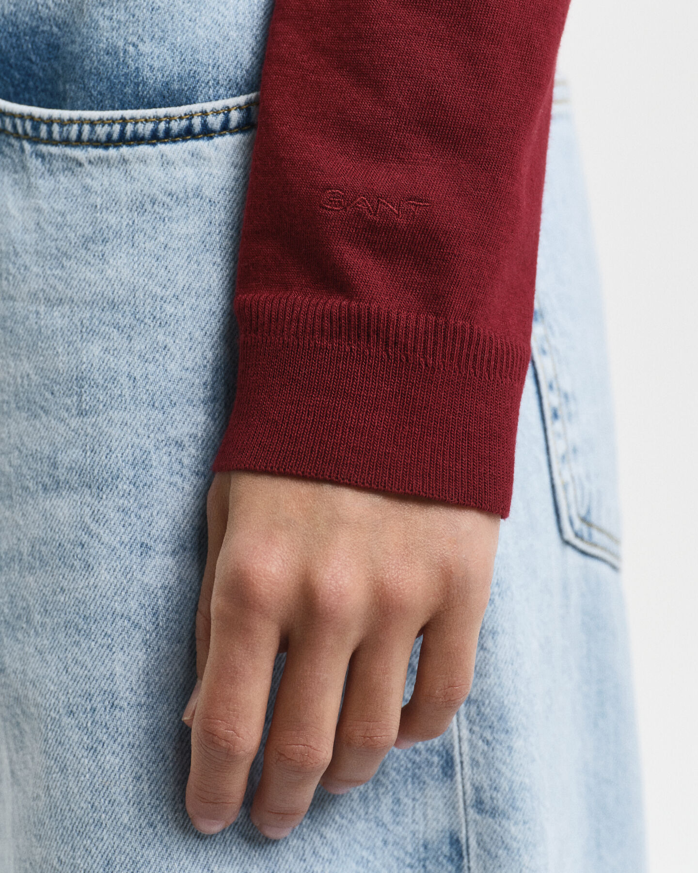 Polo de mangas compridas sem costuras