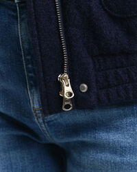 Casaco em lã Harrington