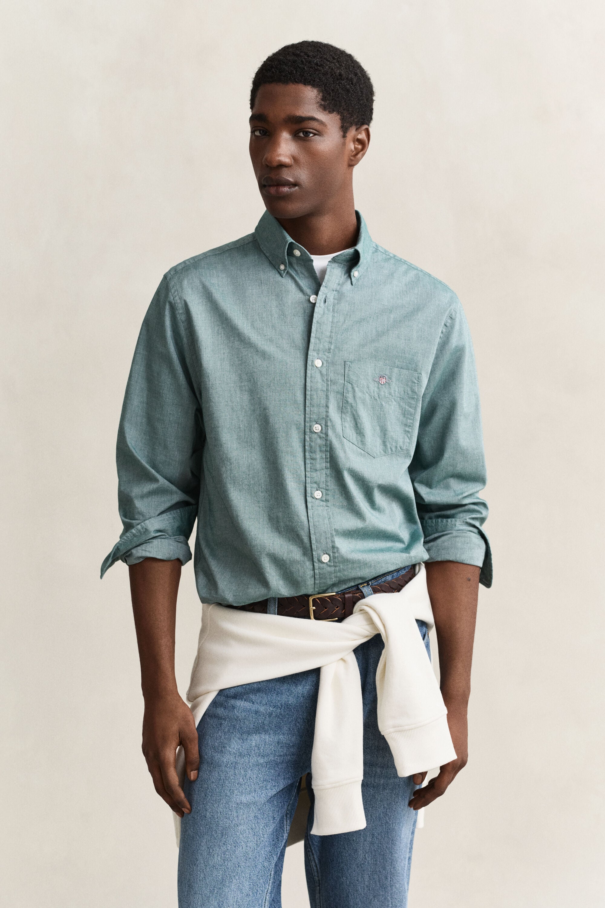 Camisa de popelina Classic regular fit