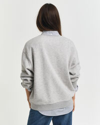 Sweatshirt com decote redondo estampada