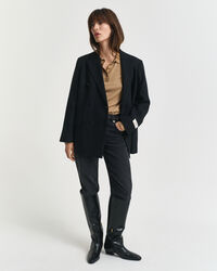 Polo de mangas compridas com botões