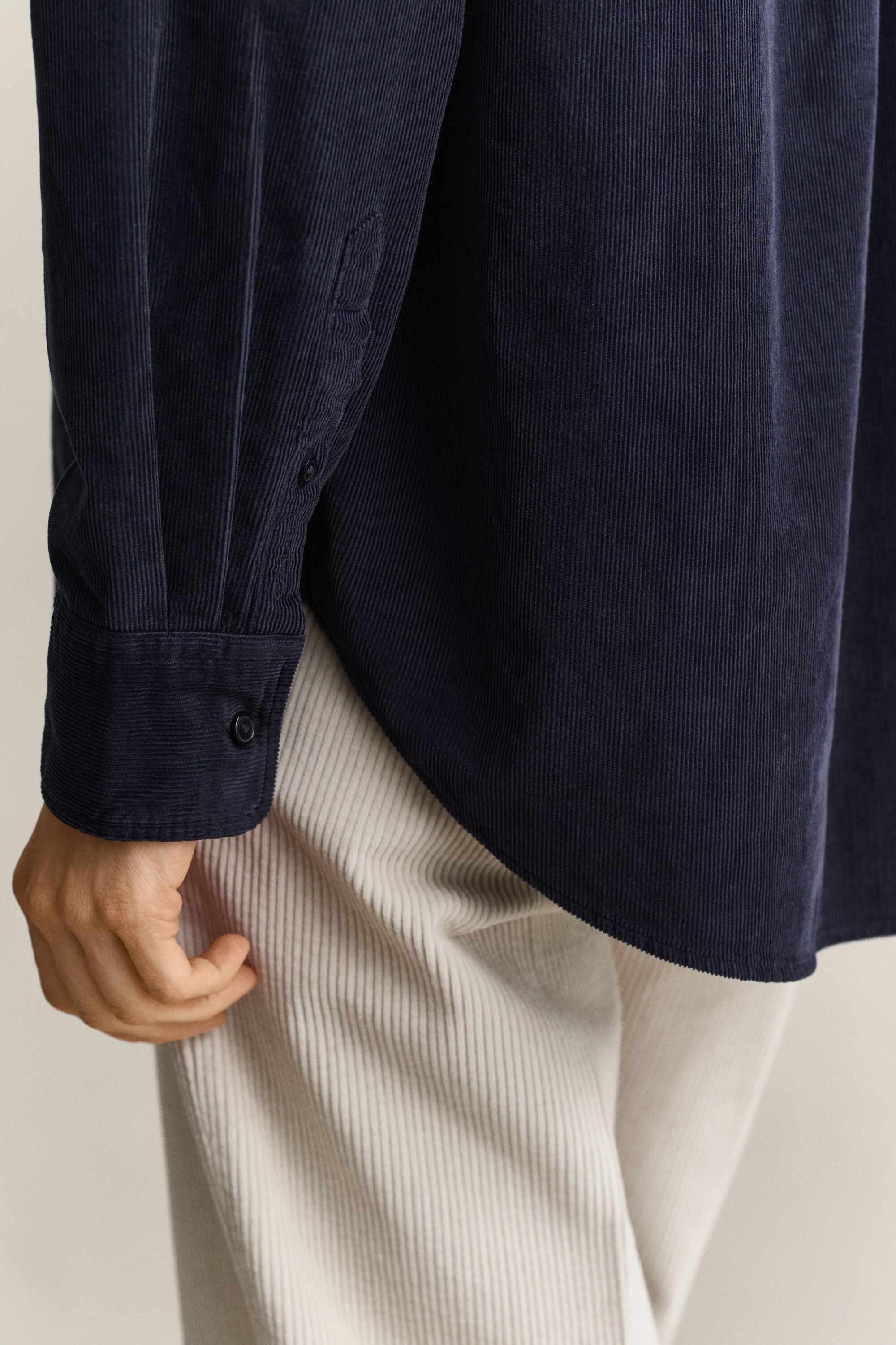 Camisa de bombazina relaxed fit
