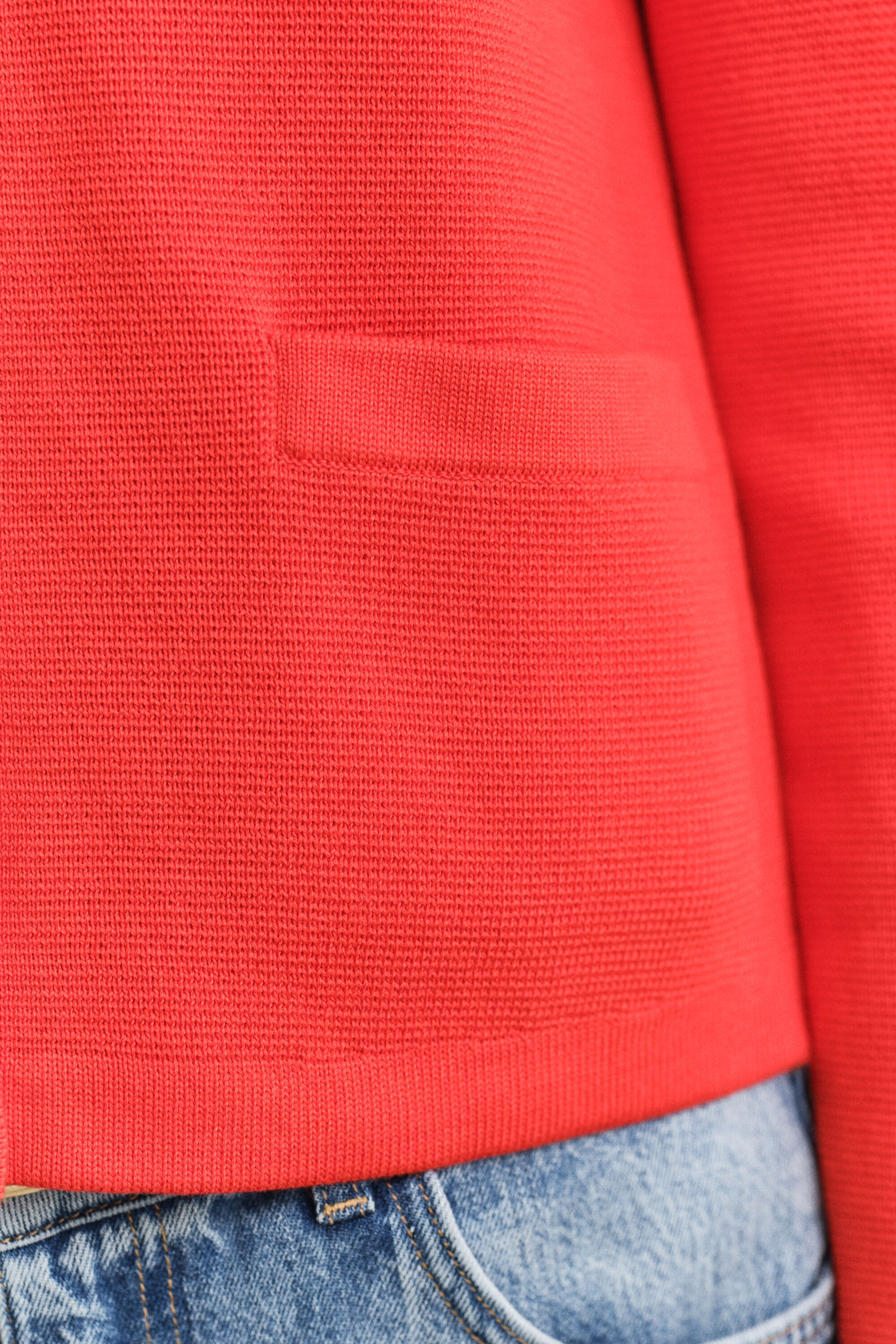 Casaco de malha em algodão