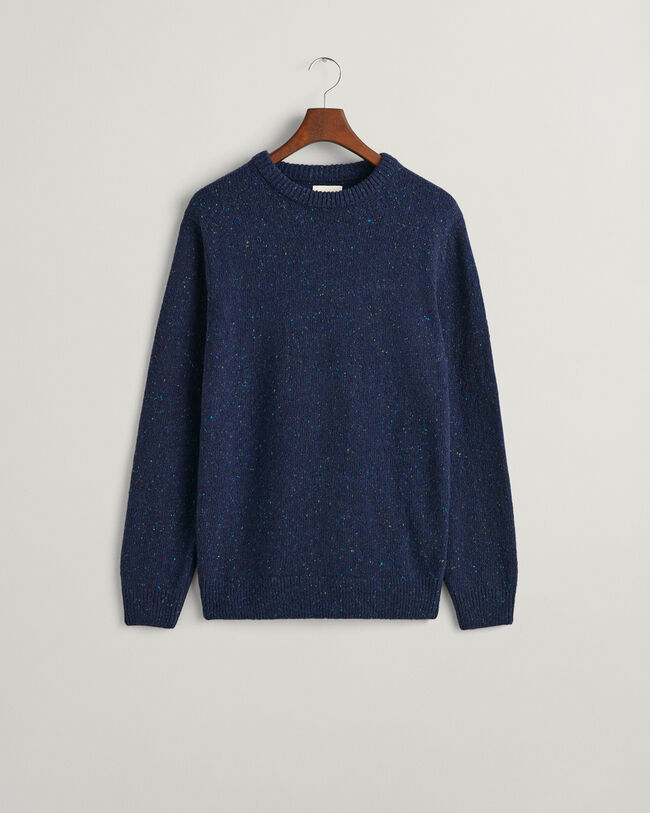 Sweatshirt com decote redondo Wool Nepps