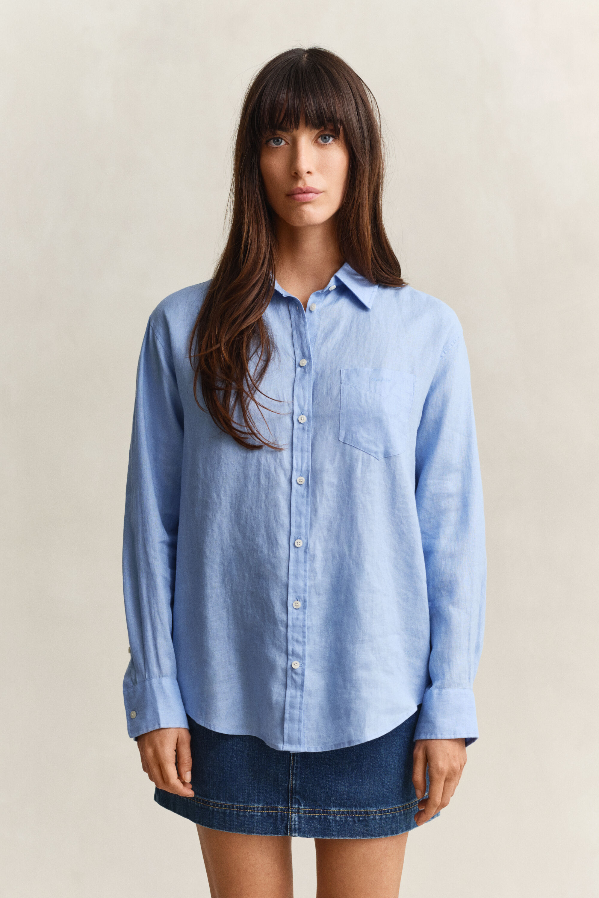 Camisa de linho relaxed fit