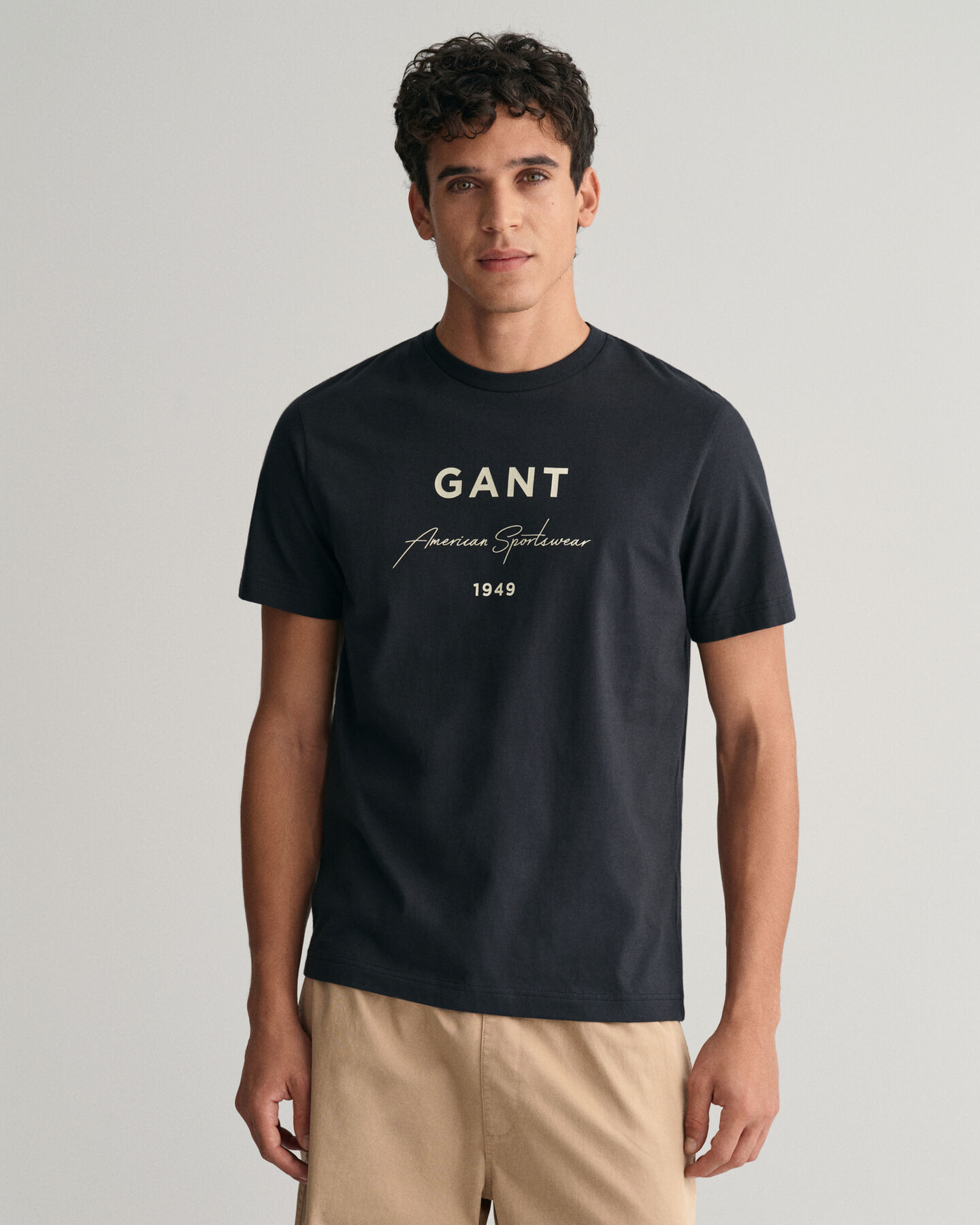 T-shirt com estampado GANT Script Graphic
