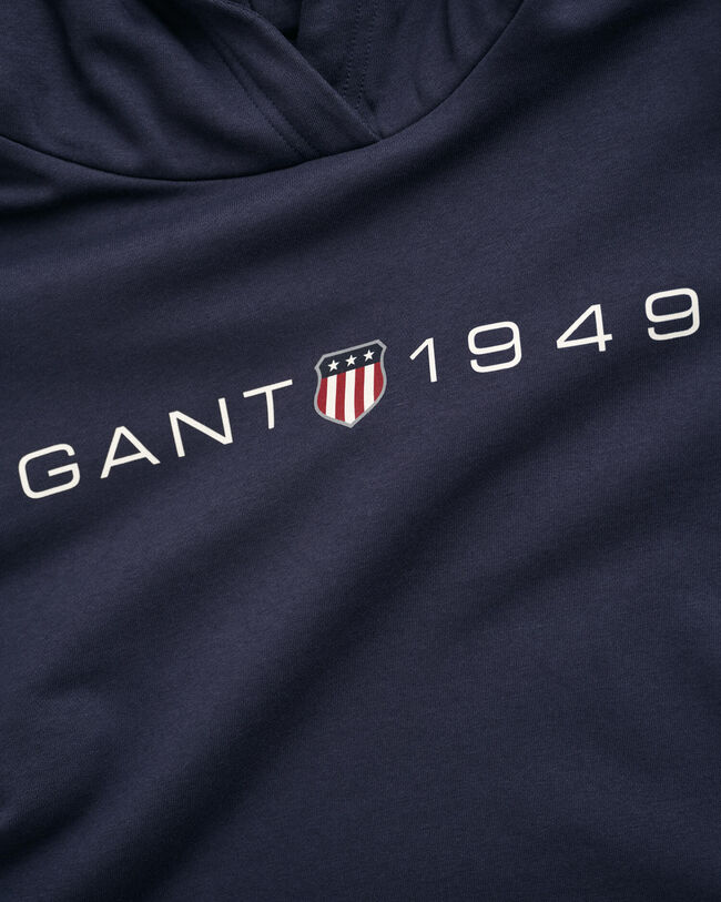 Sweatshirt com capuz e estampado Archive Shield