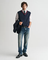 Colete com decote em V