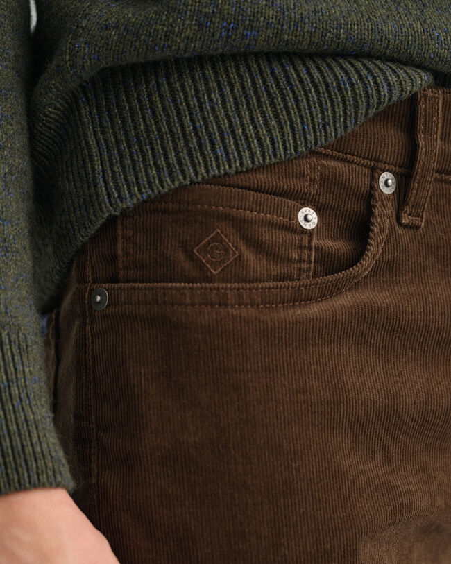 Cal&ccedil;as de bombazina Hayes slim fit