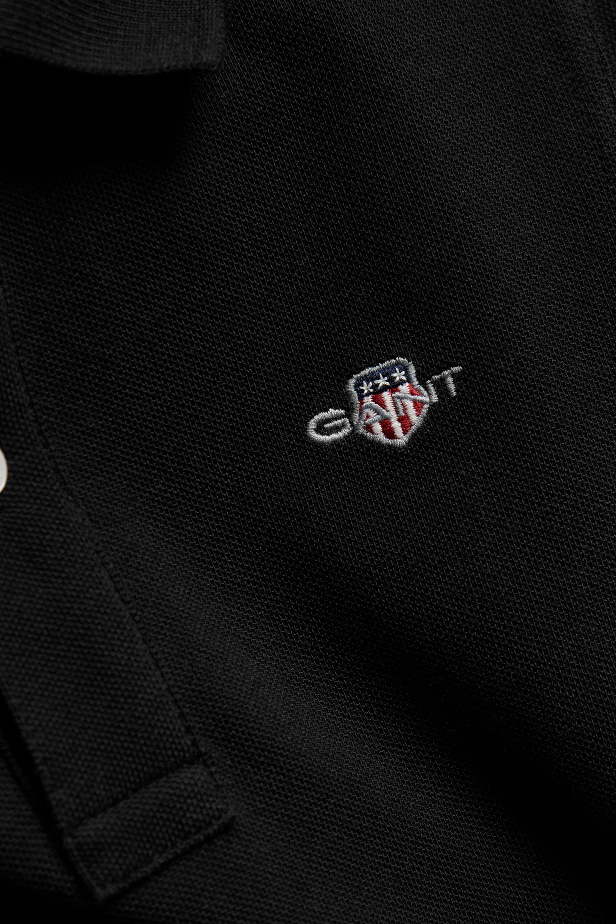 Polo em algodão piqué Shield Kids