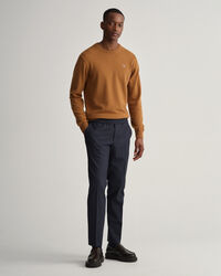 Calças Hallden de sarja slim fit