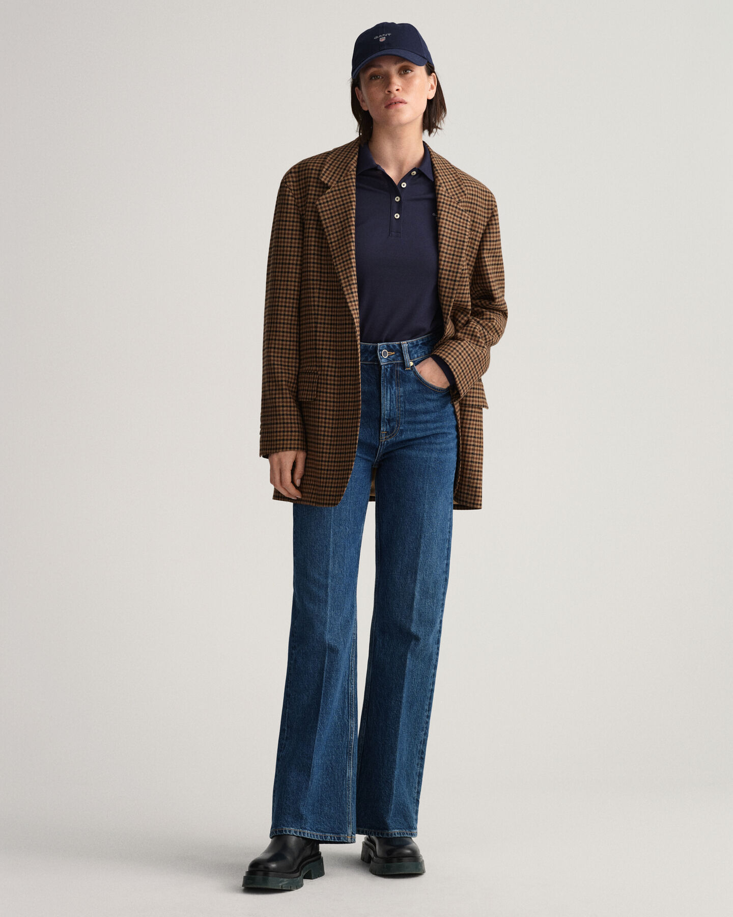 Polo de manga comprida em algodão piqué Original