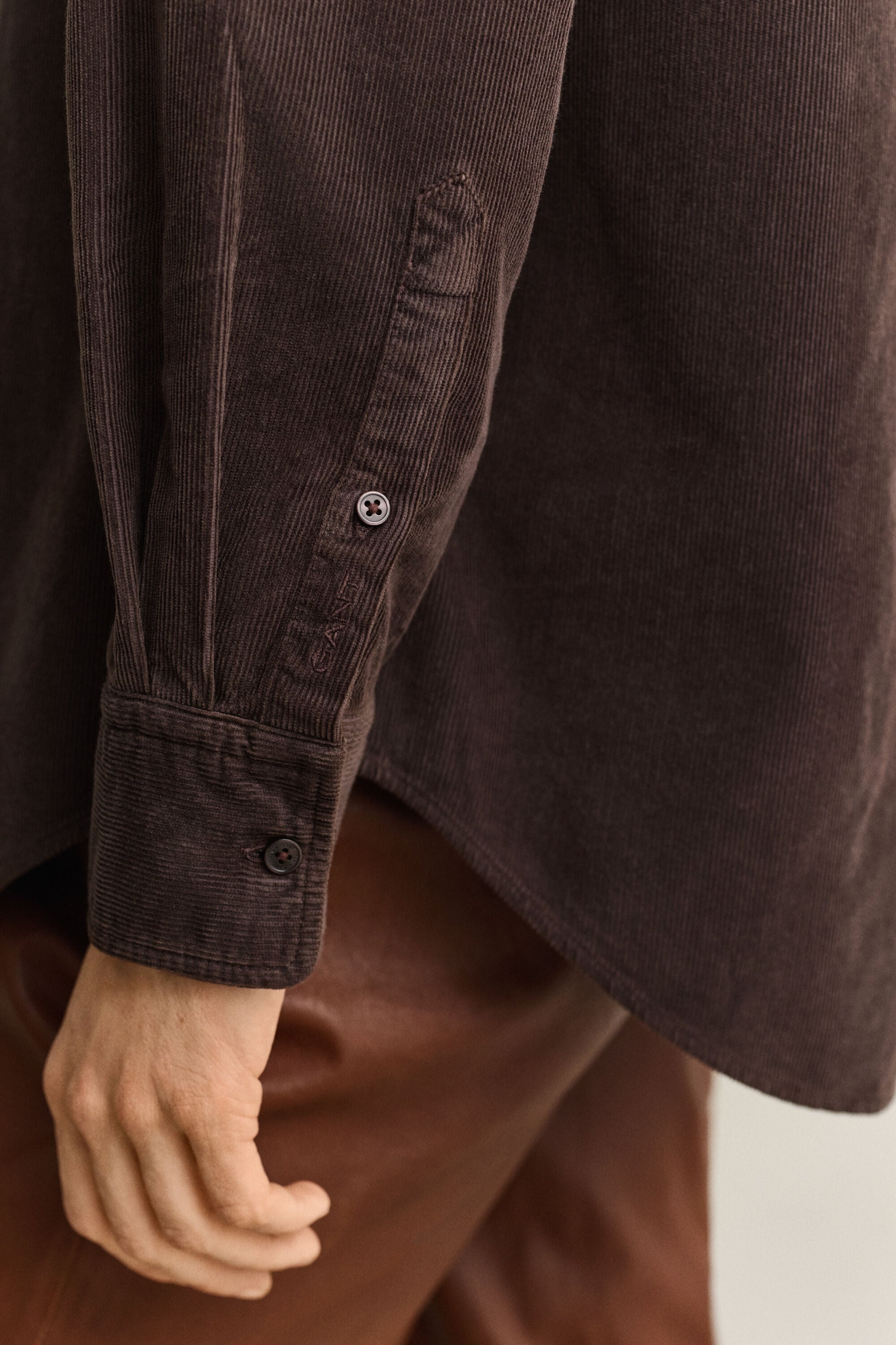 Camisa de bombazina relaxed fit