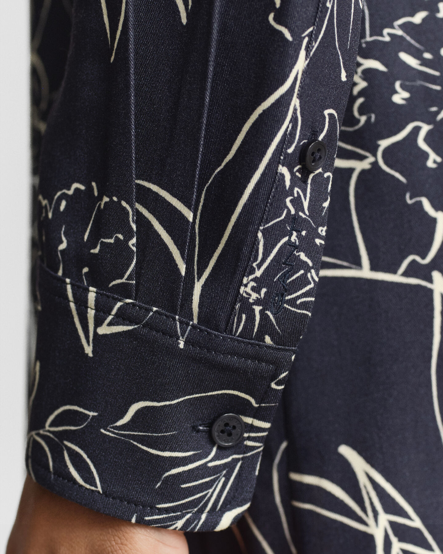 Vestido-camisa com estampado Floral