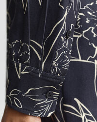 Vestido-camisa com estampado Floral