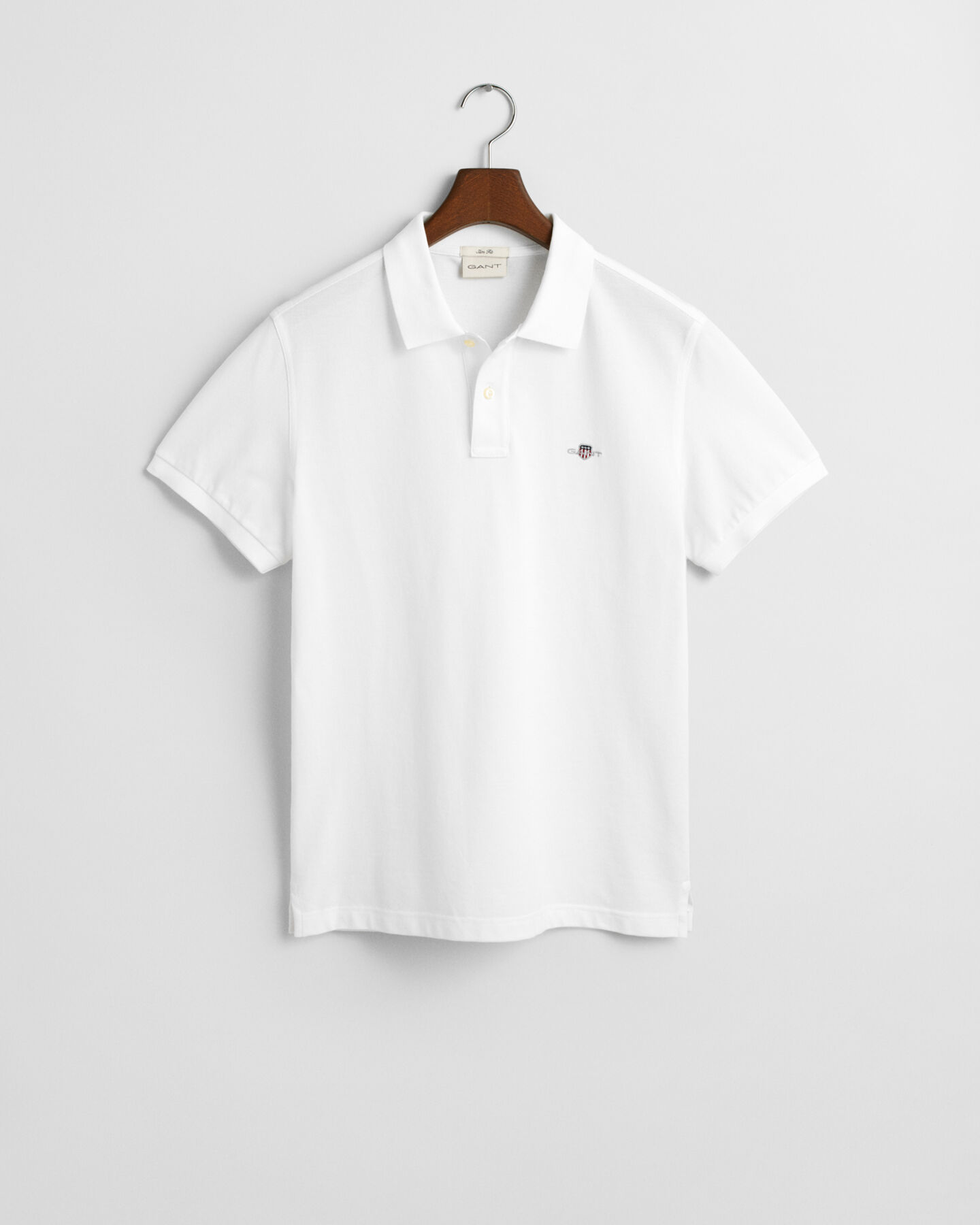 Polo em algodão piqué Shield slim fit