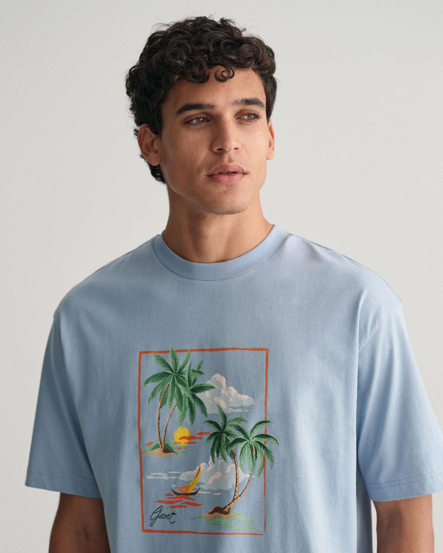 T-shirt Hawaiian Print