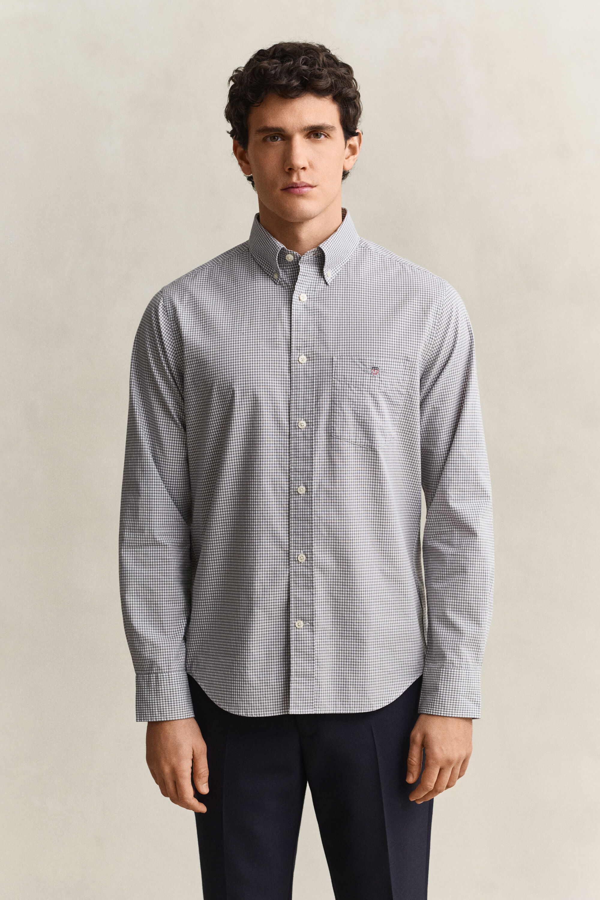 Camisa em popelina Gingham Classic