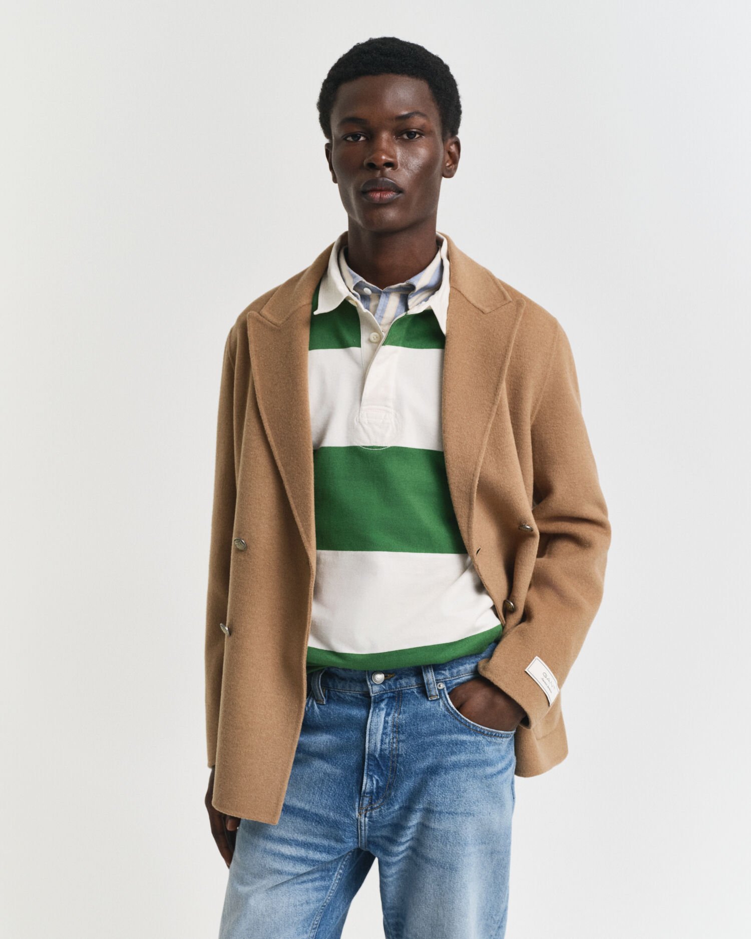 Blazer Club cosido à mão