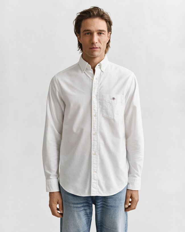Camisa Oxford clássica regular fit