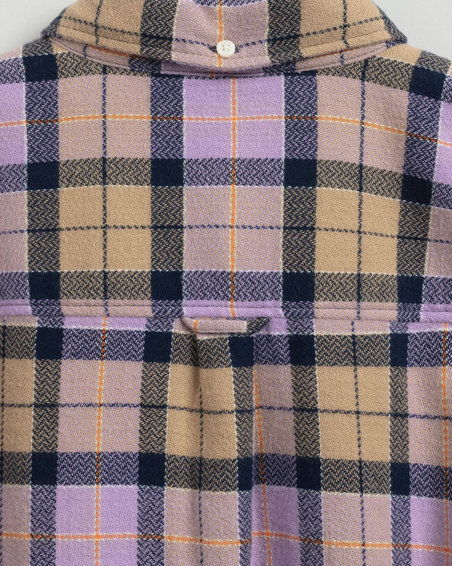 Camisa em padr&atilde;o xadrez Texture Teens