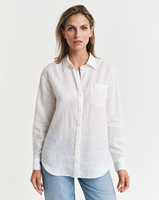 Camisa de linho relaxed fit