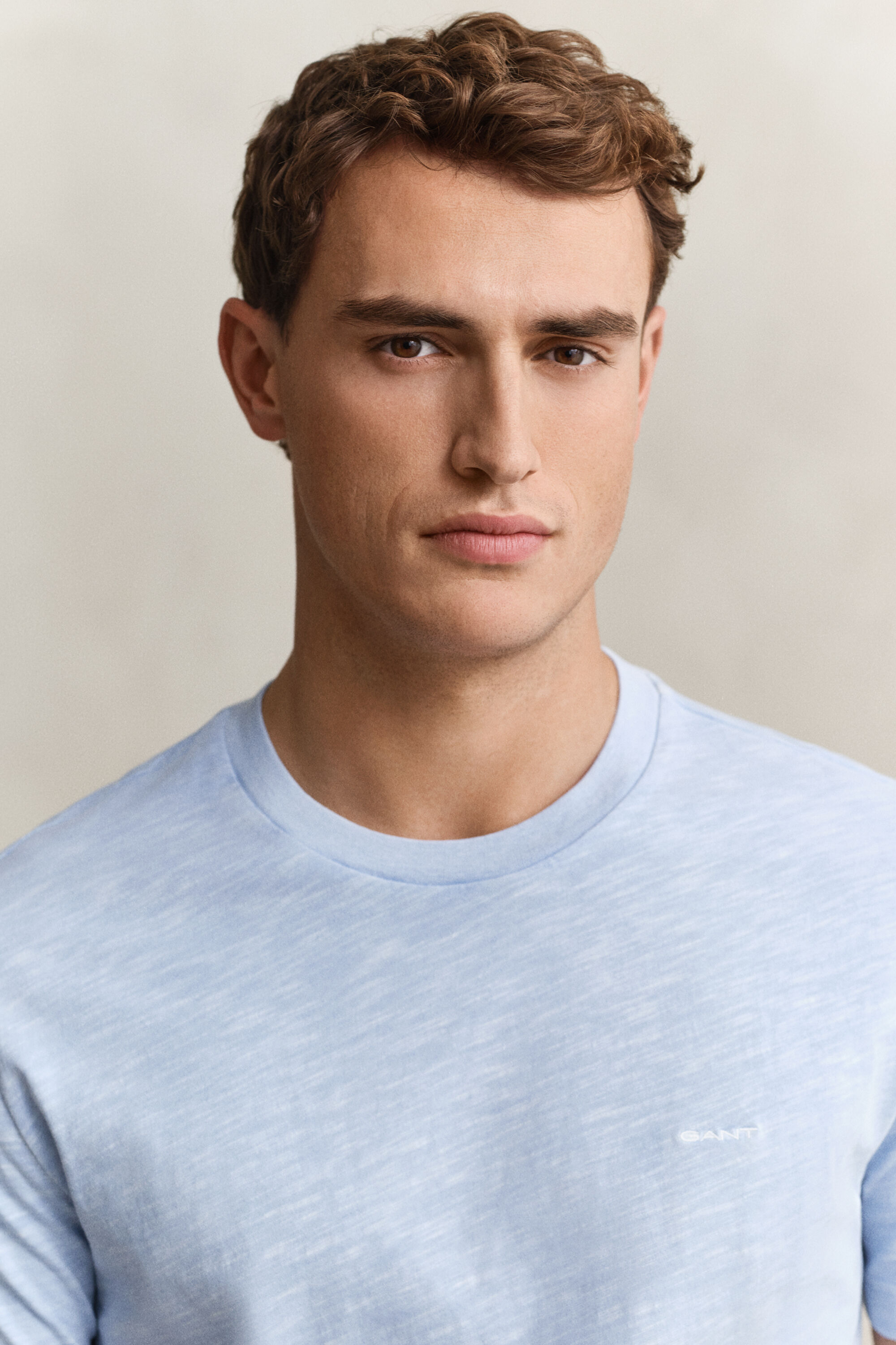 T-shirt com efeito desgastado