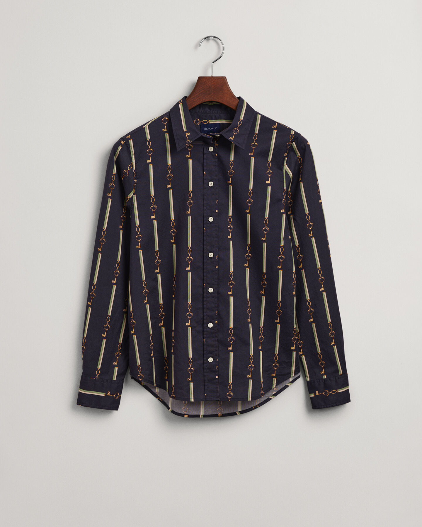 Camisa em voile de algodão American Luxe regular fit