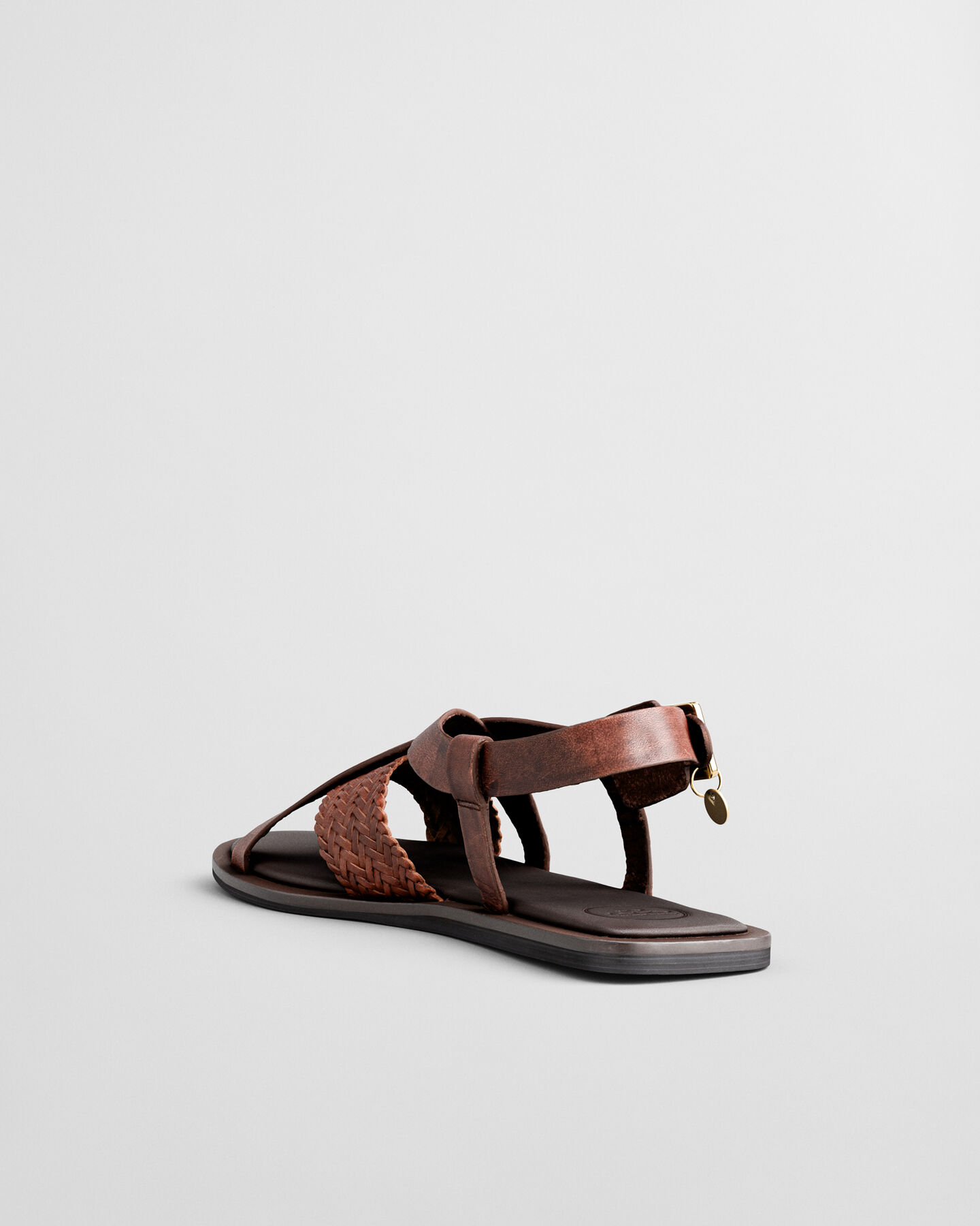 Sand&aacute;lias em pele entran&ccedil;ada Sunlaz