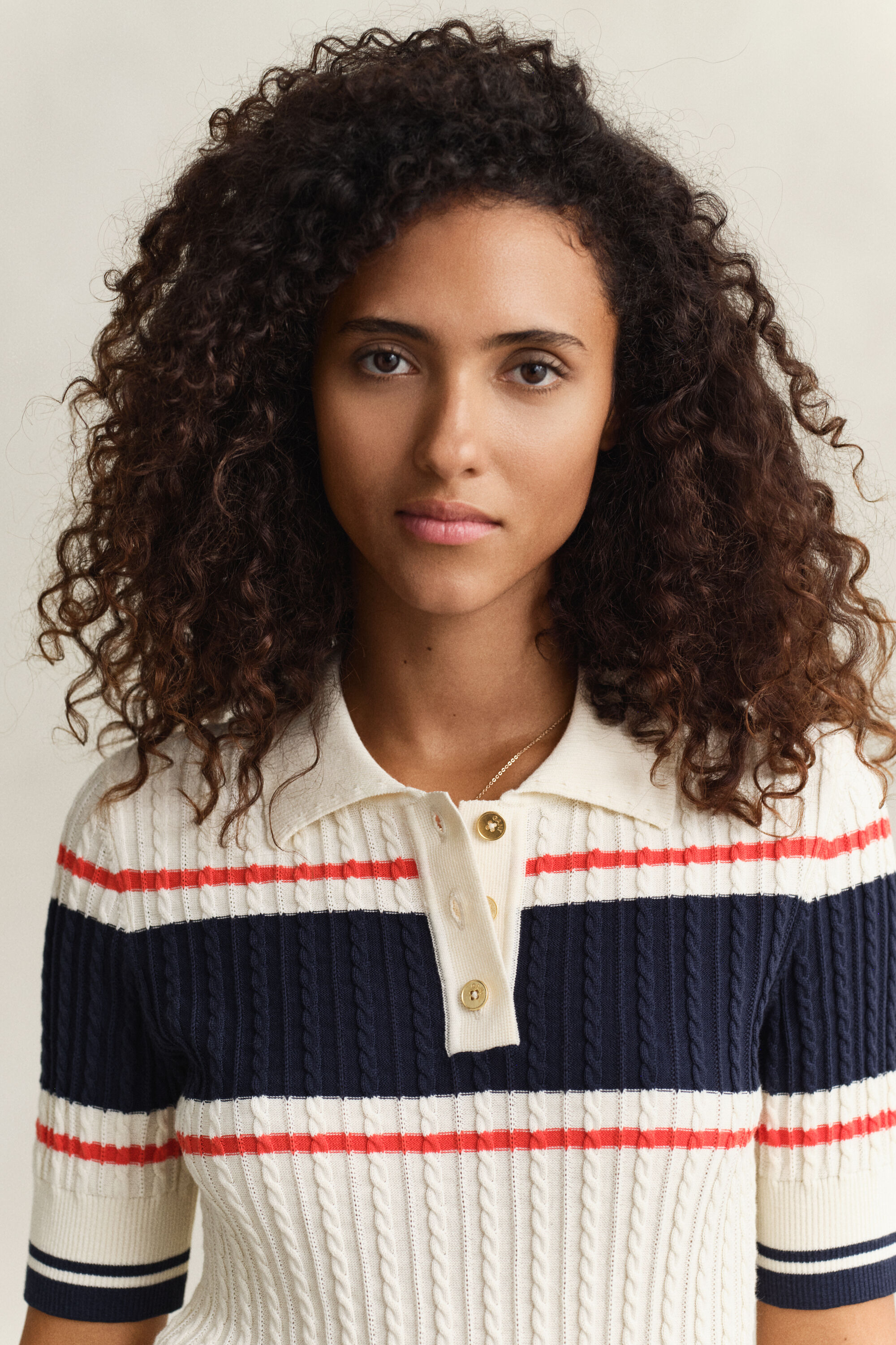 Rugger de manga curta em algodão