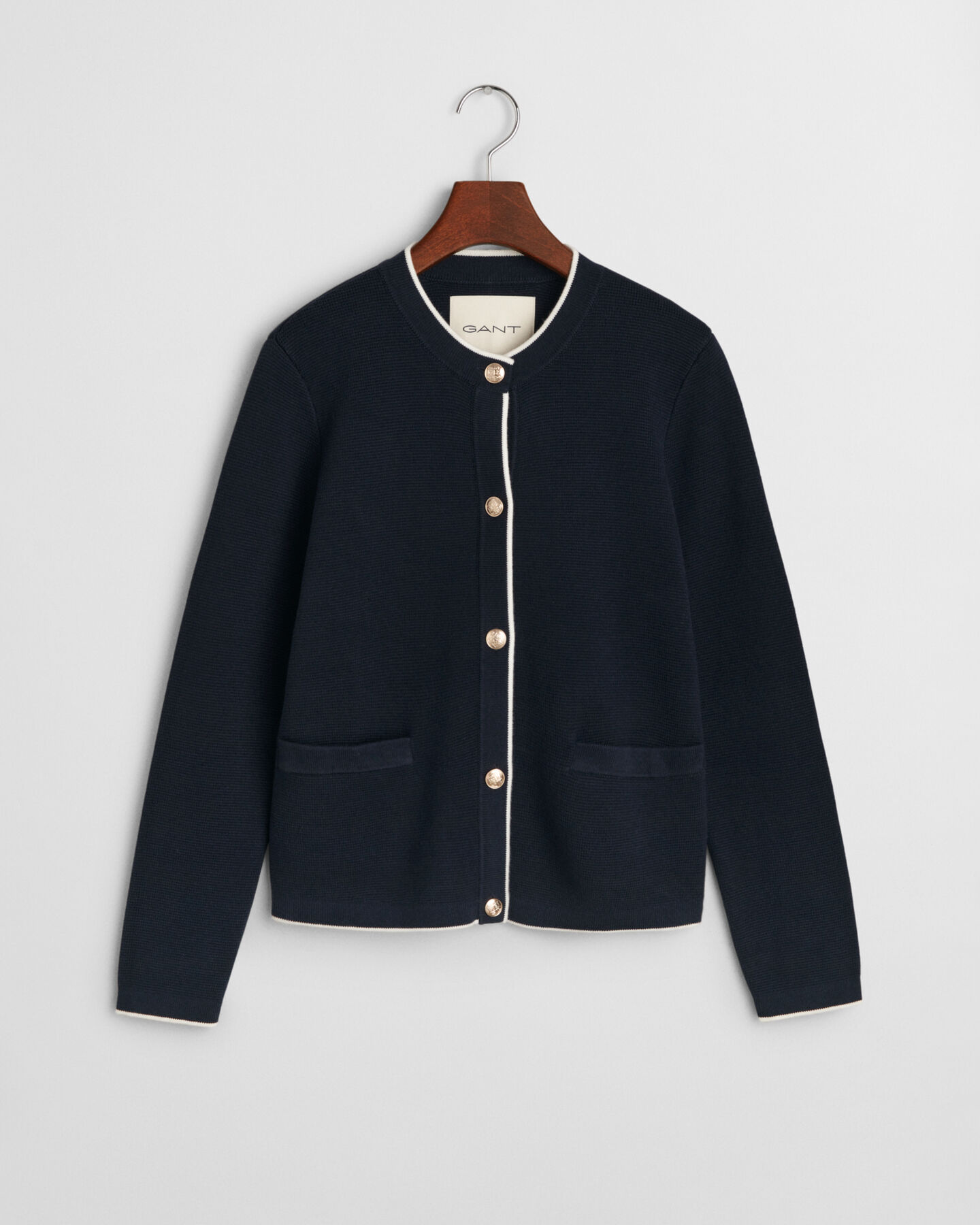 Casaco em malha de algodão