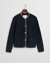 Casaco em malha de algodão