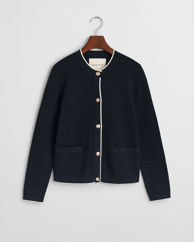 Casaco em malha de algodão