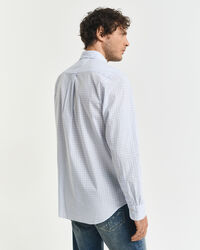 Camisa em popelina gingham Classic regular fit