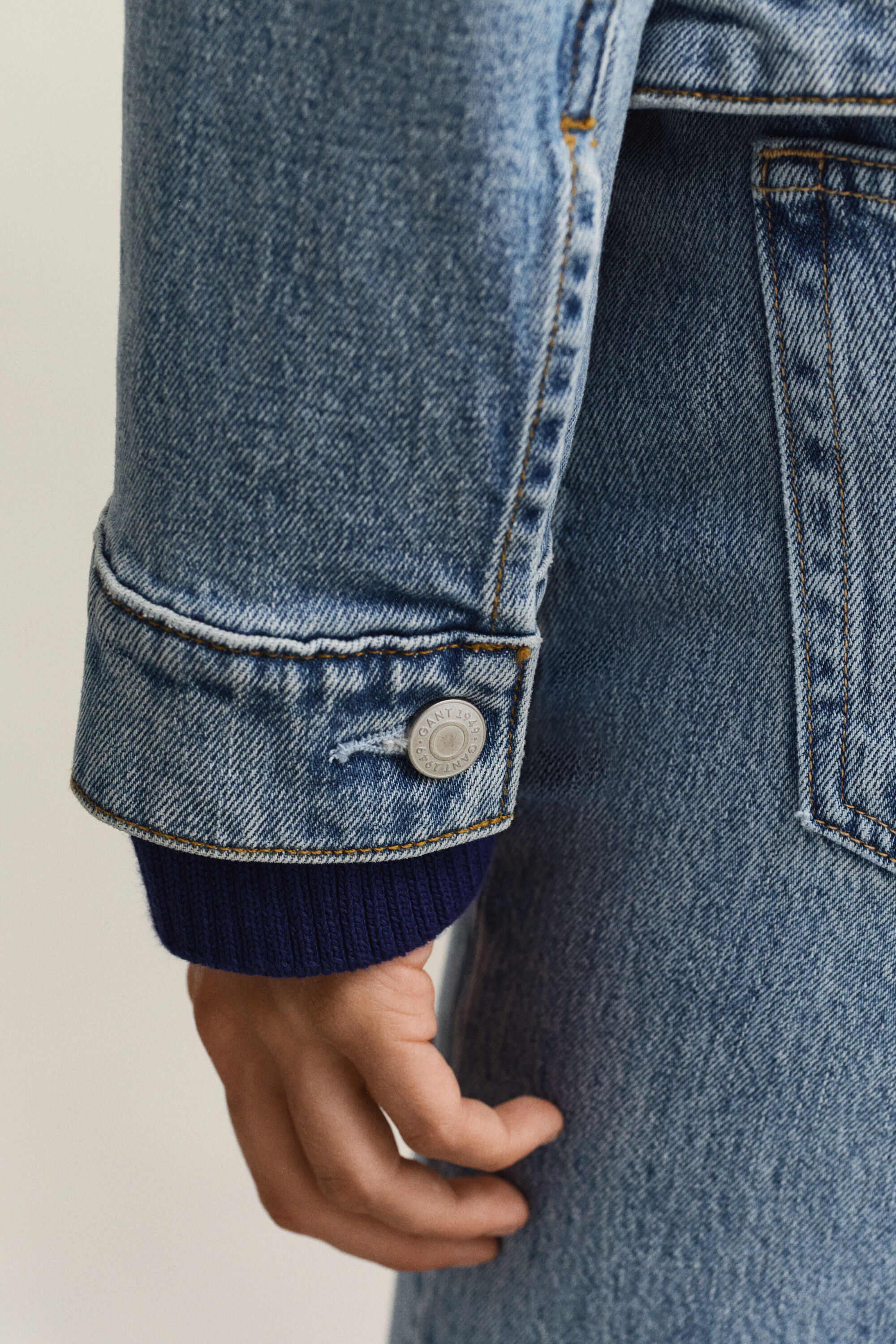 Casaco de ganga Trucker