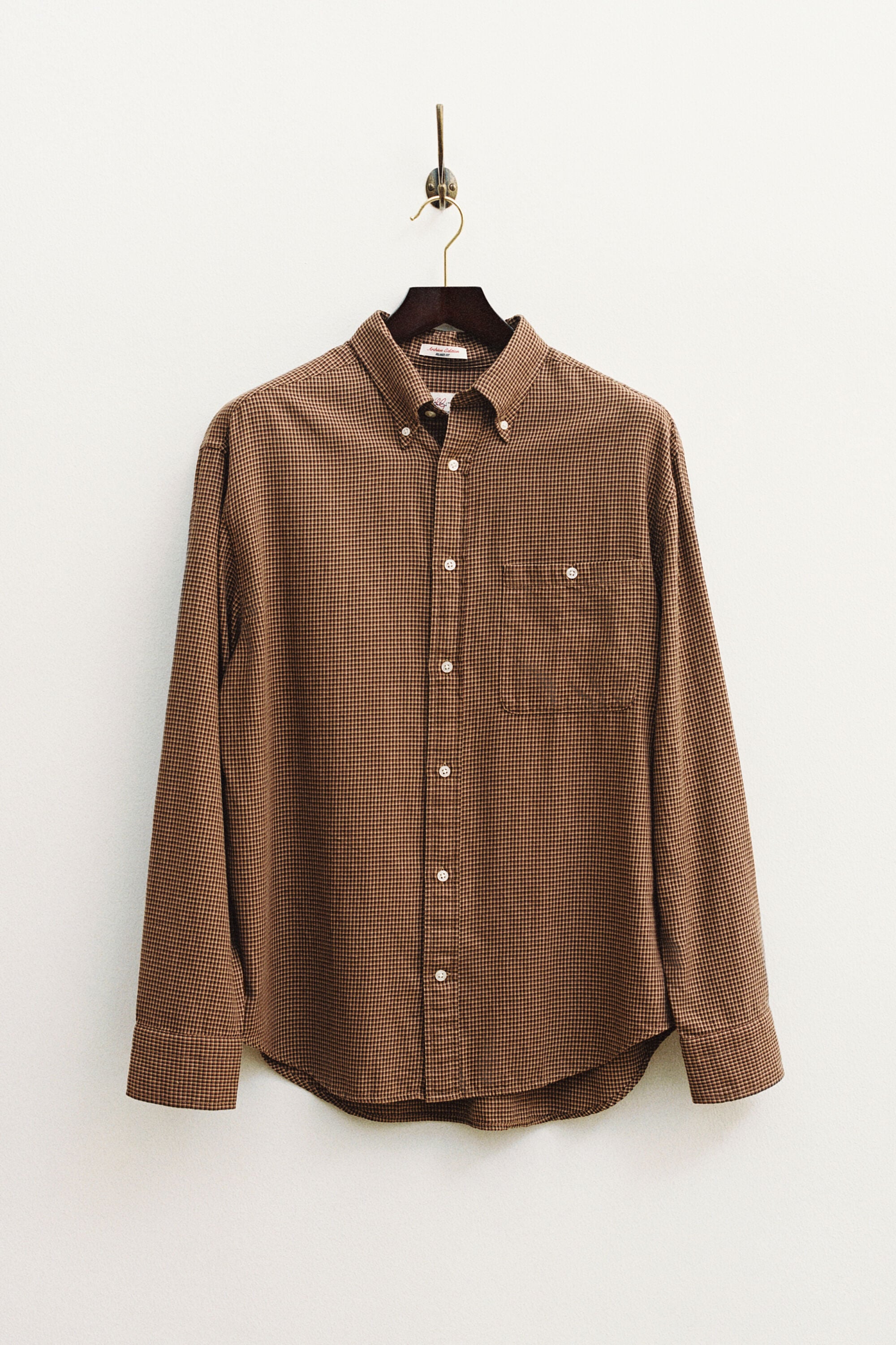 Camisa com padrão de xadrez Member Exclusive