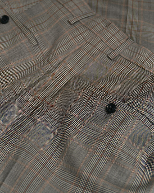 Calças de fato Glen Check