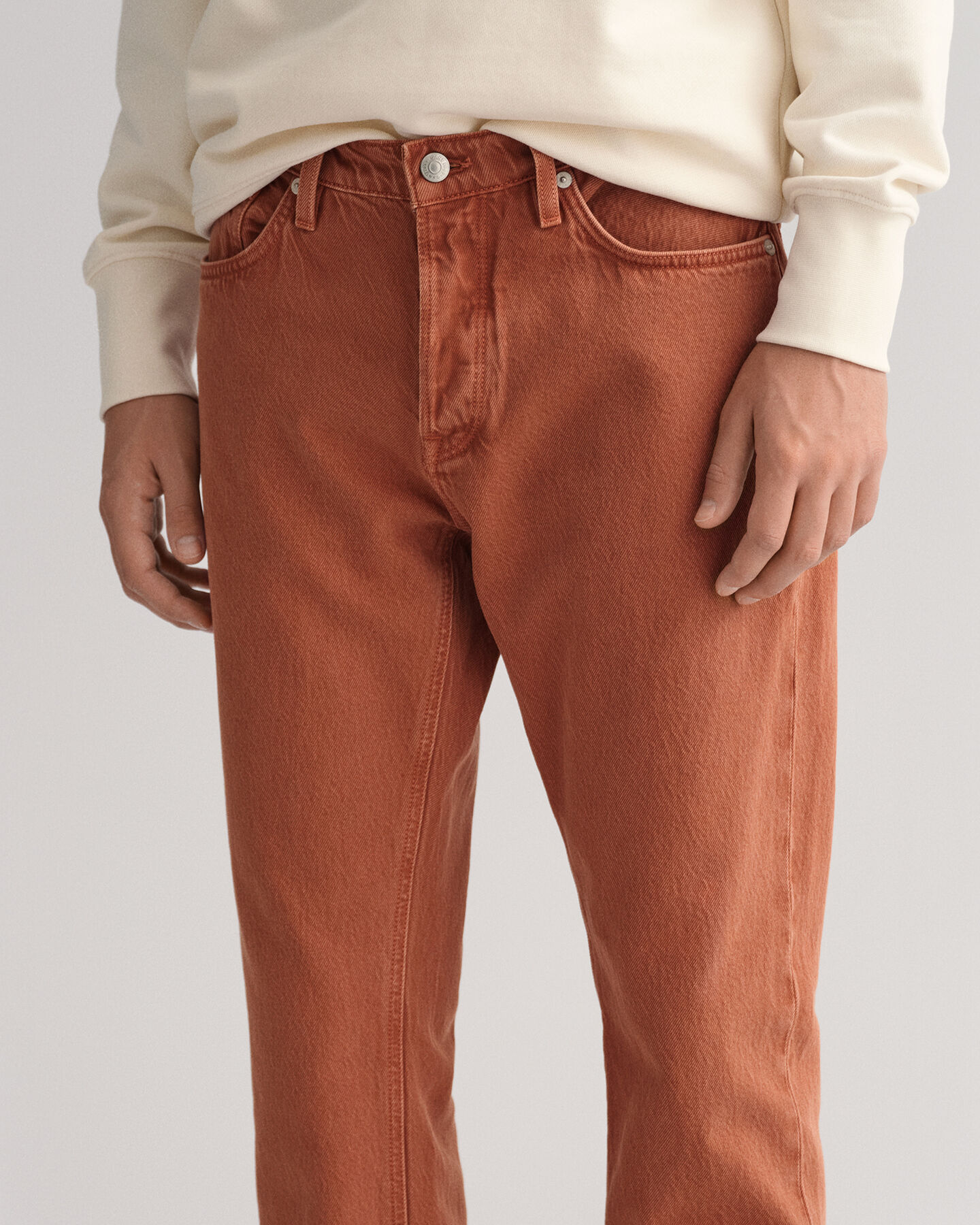 Cal&ccedil;as de ganga coloridas Arley regular fit