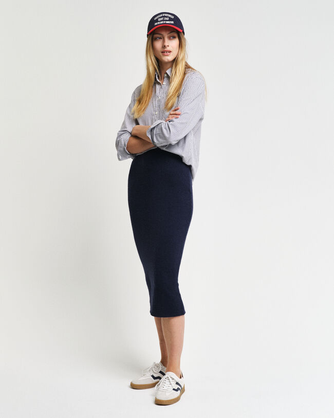 Saia em malha de lã