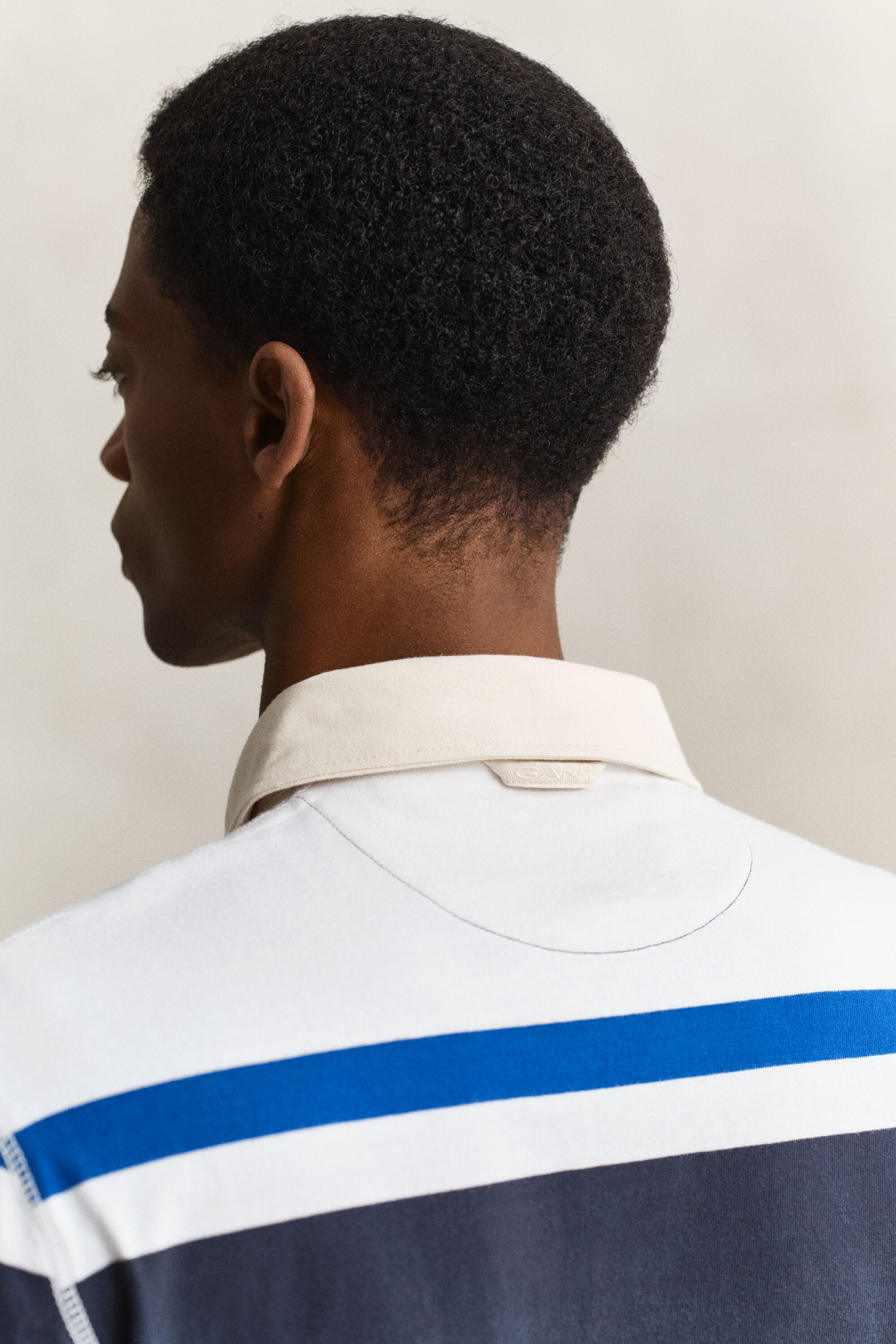 Rugger às riscas em bloco